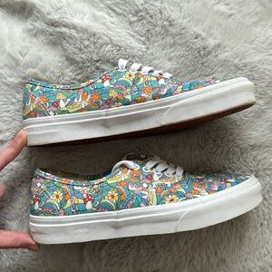 Unisex Colorful Mushroom Vans